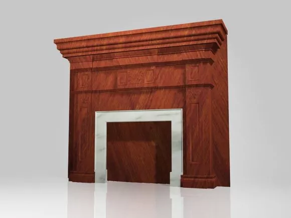 Typical Bedroom Furniture Set 3d model