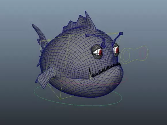 Purple Fairy 3d model