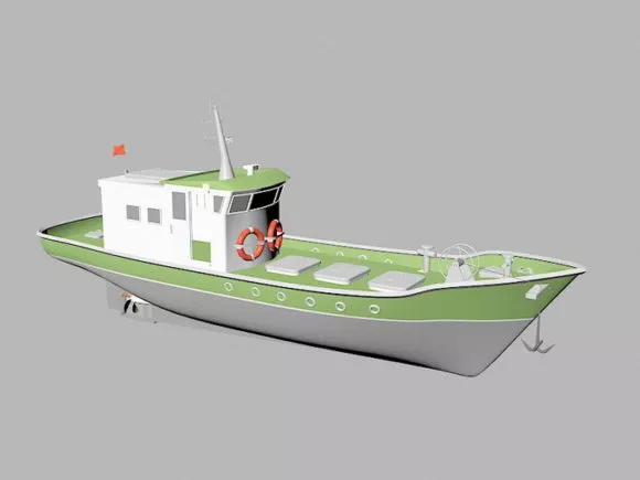 Fishing Trawler Ship 3d model Fishing Trawler Ship 3d model