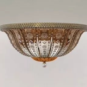 Flush Mount Classic Ceiling Lamp 3d model