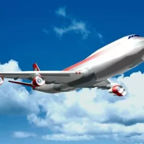 Flying Airplane 3d model
