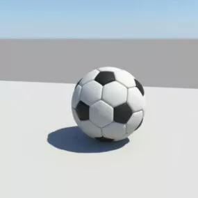 Common Football Soccer Ball 3d model