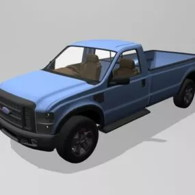 Ford F250 Pickup Car 3d model