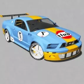 Ford Mustang Gt Car 3d model