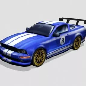 Ford Mustang Gt500 3d model