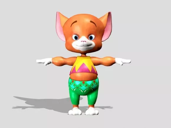 Tiger Warrior With Sword 3d model