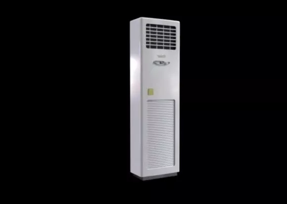 Heater Radiator With Leg 3d model