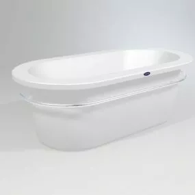 Oval Bathtub 3d model