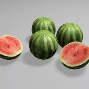 Fresh Watermelon 3d model