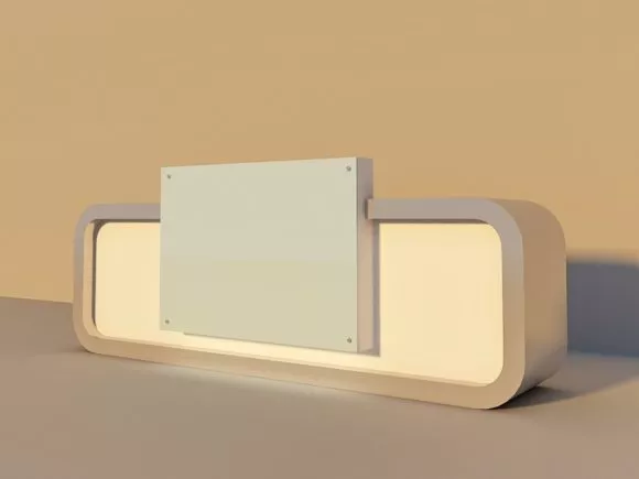 Office Work Station Table 3d model
