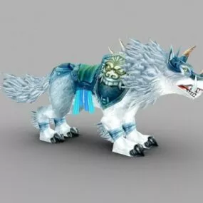 Frostwolf Mount Wolf 3d model