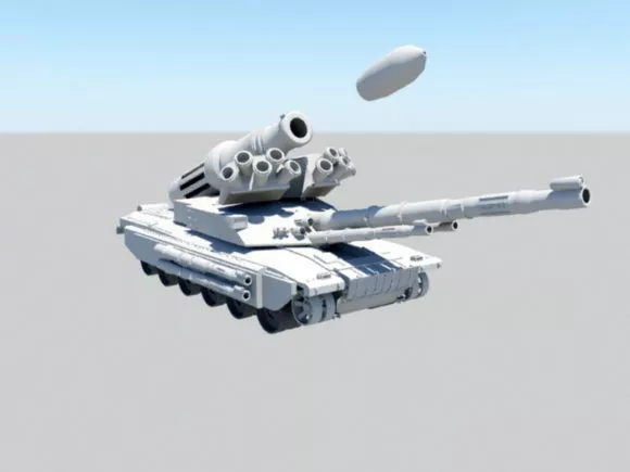 Hardpoint Gun Weapon 3d model