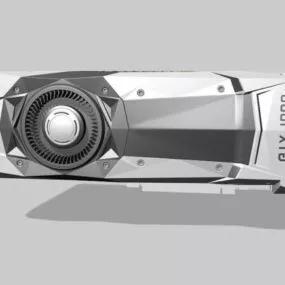 Gtx 1080 Graphics Card 3d model
