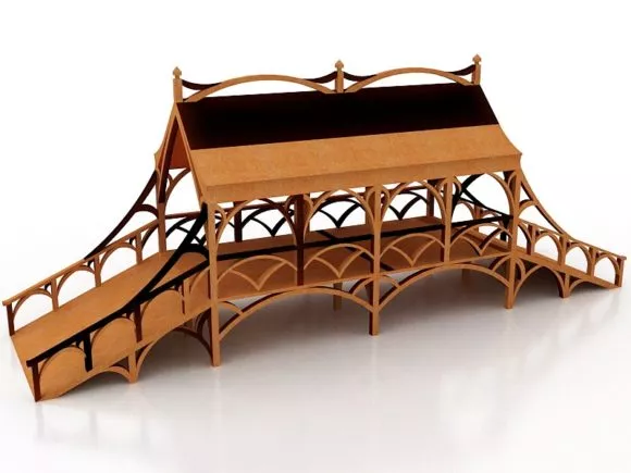 Azadi Square Building 3d model