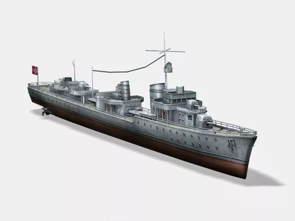 Galactic Cruiser Yacht Ship 3d model