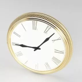 Large Circle Wall Clock 3d model