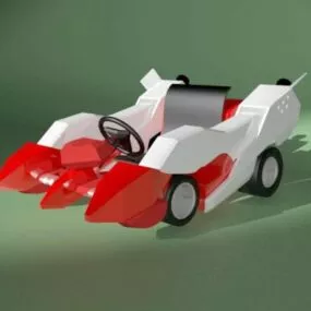 Low Poly Go Kart Car 3d model