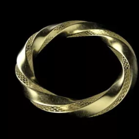 Golden Bracelet 3d model