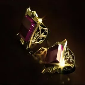 Ruby Ring 3d model
