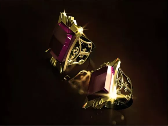 Ruby Ring 3d model Ruby Ring 3d model