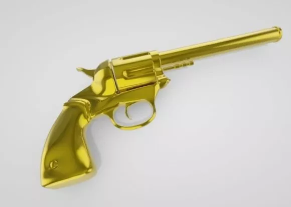 Soldier Hand With Gun Sig Sauer 3d model