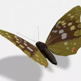 Purple Emperor Butterfly 3d model