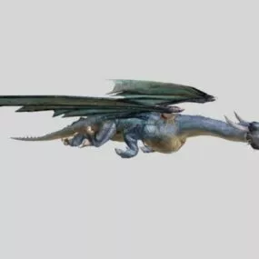 Fire Dragon Flying 3d model