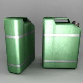 Steel Gas Can 3d model