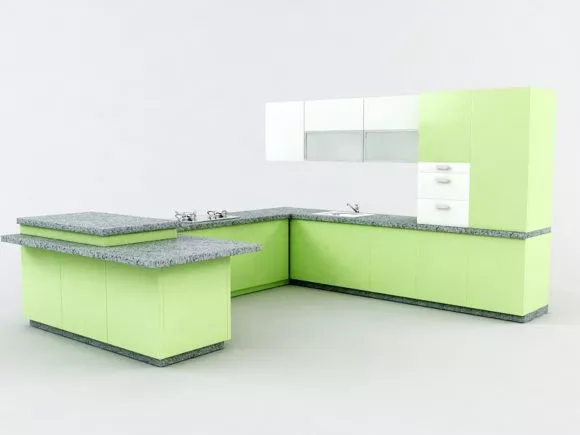 Nightstand Bedroom Neo Classic 3d model