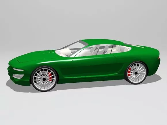 Ford Mustang Mach1 Car 3d model