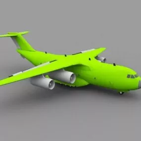 Big Transport Plane 3d model