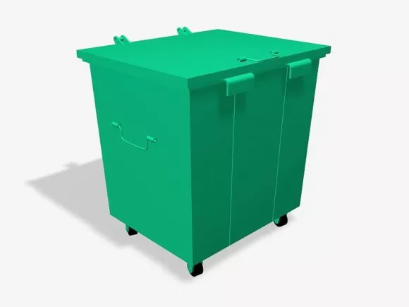Classroom Wood Door Modern Style 3d model