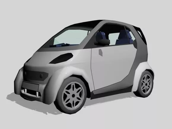 Smart Car Mini Size 3d model Smart Car Mini Size 3d model