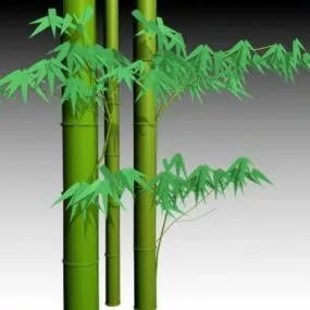 Growing Bamboo Tree 3d model