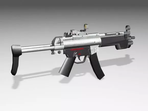 Scifi Gun M24r 3d model