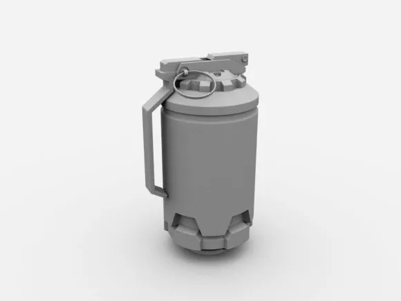 Hand Grenade Weapon 3d model Hand Grenade Weapon 3d model