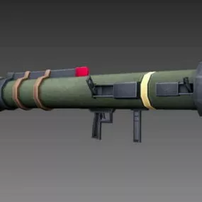 Handheld Anti Tank Rocket Launcher 3d model