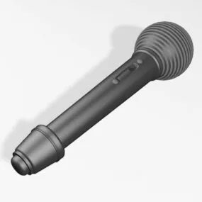 Handheld Microphone 3d model