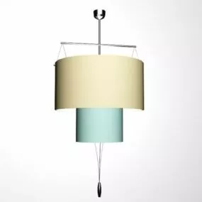 Simple Hanging Pendant Light 3d model