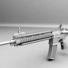 Heckler Koch Hk416 Rifle 3d model