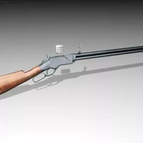Vintage Henry Rifle 3d model