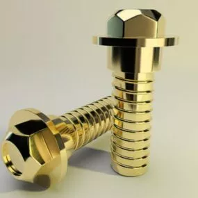 Hex Tap Bolts 3d model