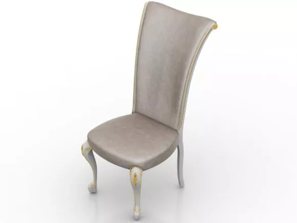 Bar Chair Read Leather Seat Pad 3d model
