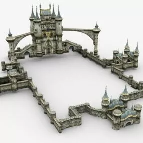 Highland Palace Castle 3d model