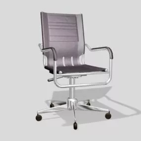 Home Office Computer Chair Inox Frame 3d model