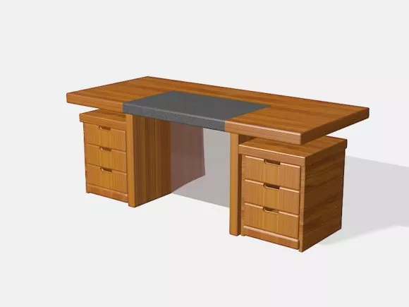 Modern Computer Work Desk 3d model