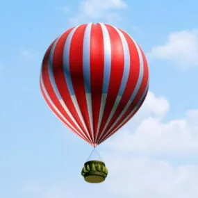 Hot Air Balloon Airship 3d model