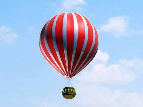 Fantasy Flying Boat 3d model