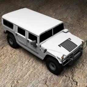 Hummer H1 Suv Car 3d model