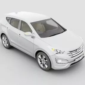 Hyundai Santafe Suv 3d model